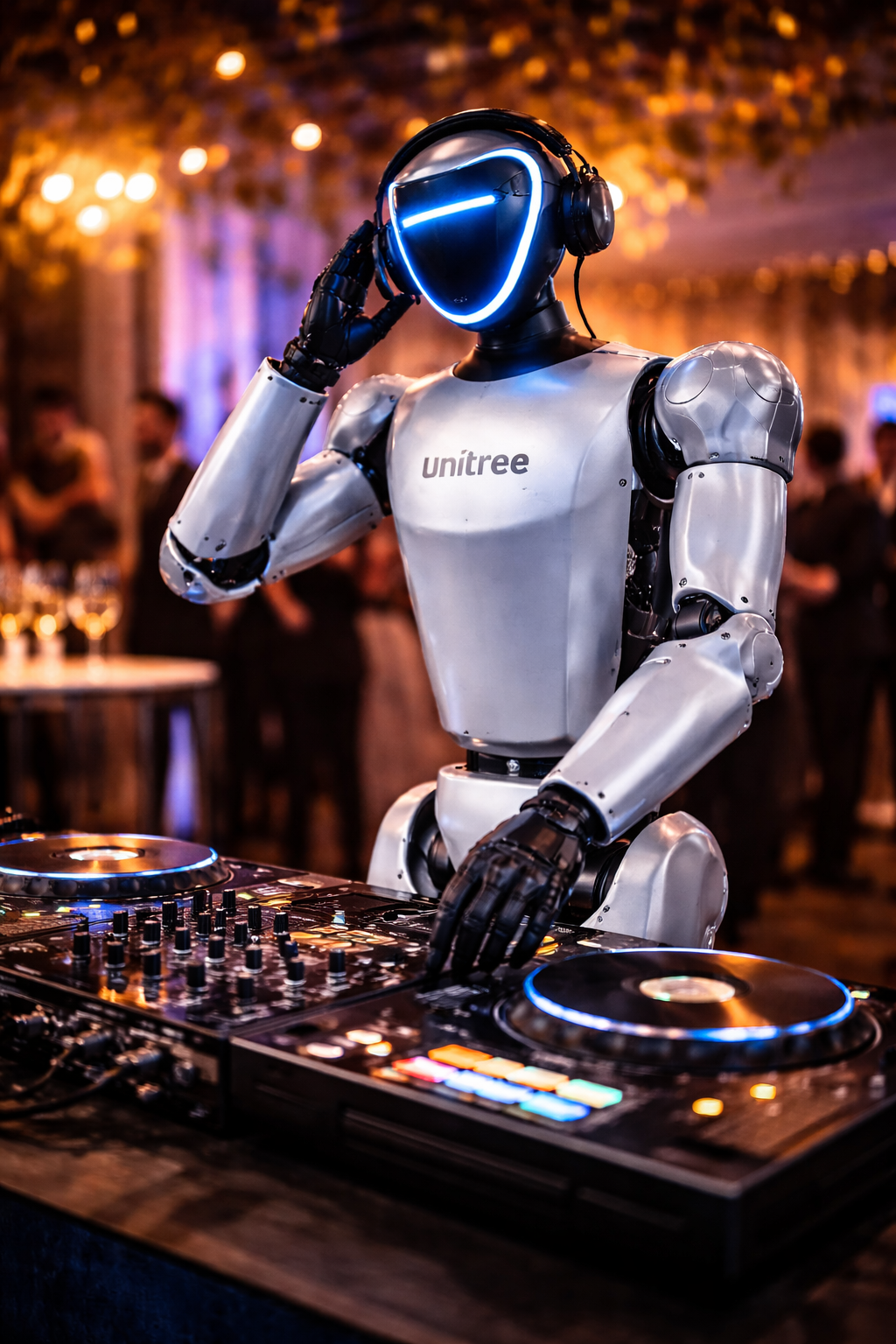 Robot humanoidalny Unitree G1 na wydarzeniu premium